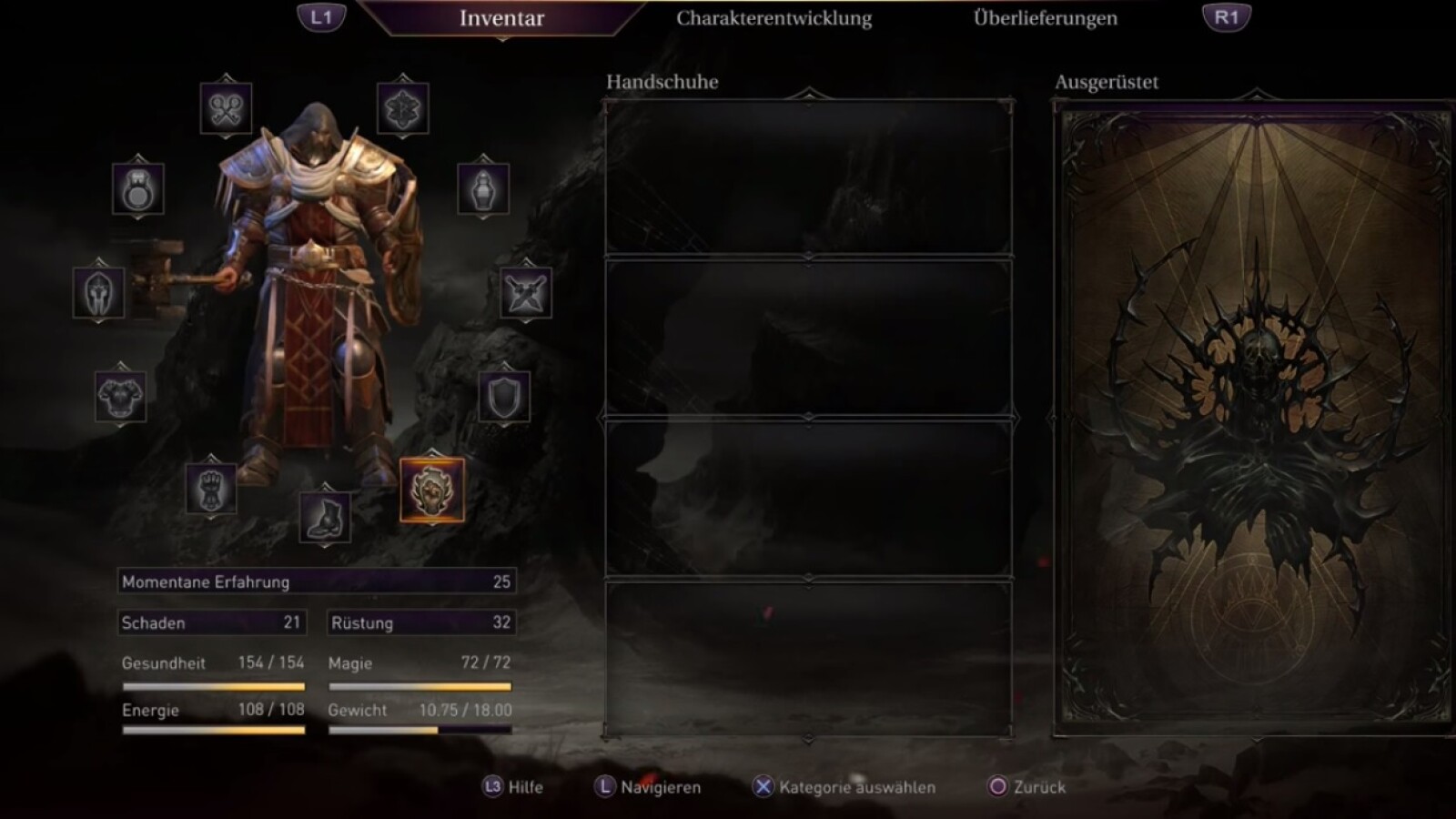 ... damit die Charakterentwicklung in klassischer Form seinen Lauf nehmen kann!