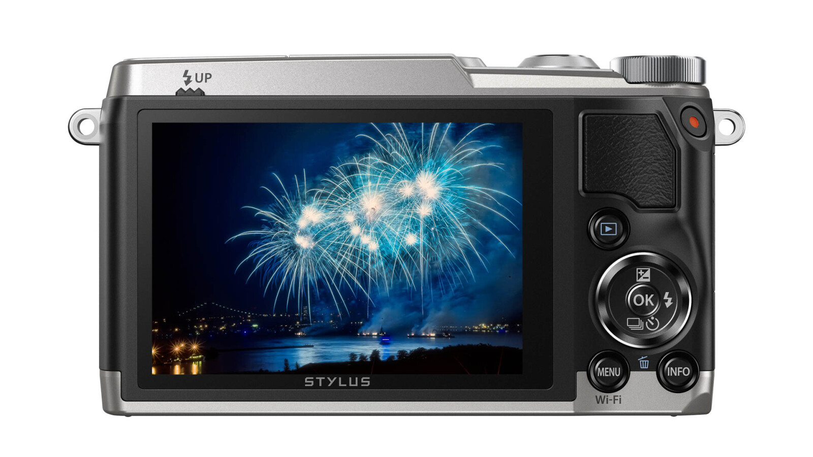 Die Kompaktkamera bietet Live Composite und einen Nachtmodus, damit der Autofokus auch unter schlechten Lichtbedingungen scharf stellt.