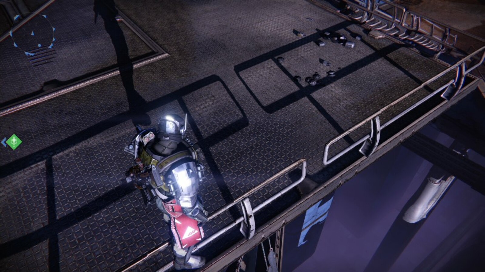 Springt auf das Geländer darüber... (Screenshot / Activision)