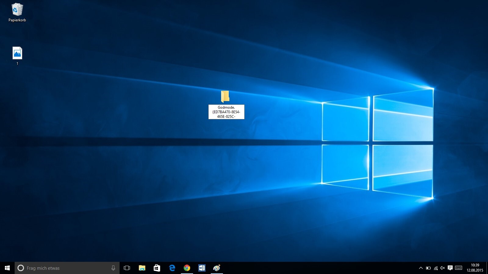 ...den ihr dann folgendermaßen benennt:
GodMode.{ED7BA470-8E54-465E-825C-99712043E01C}