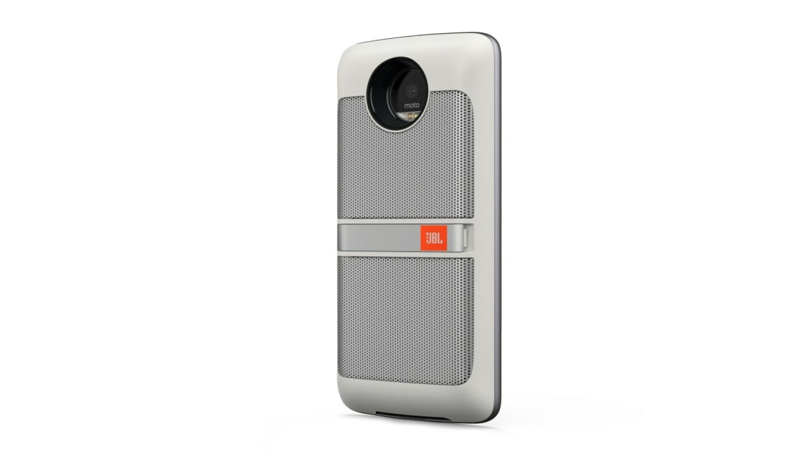 Das JBL SoundBoost Moto Mod macht das Moto Z zum Lautsprecher.