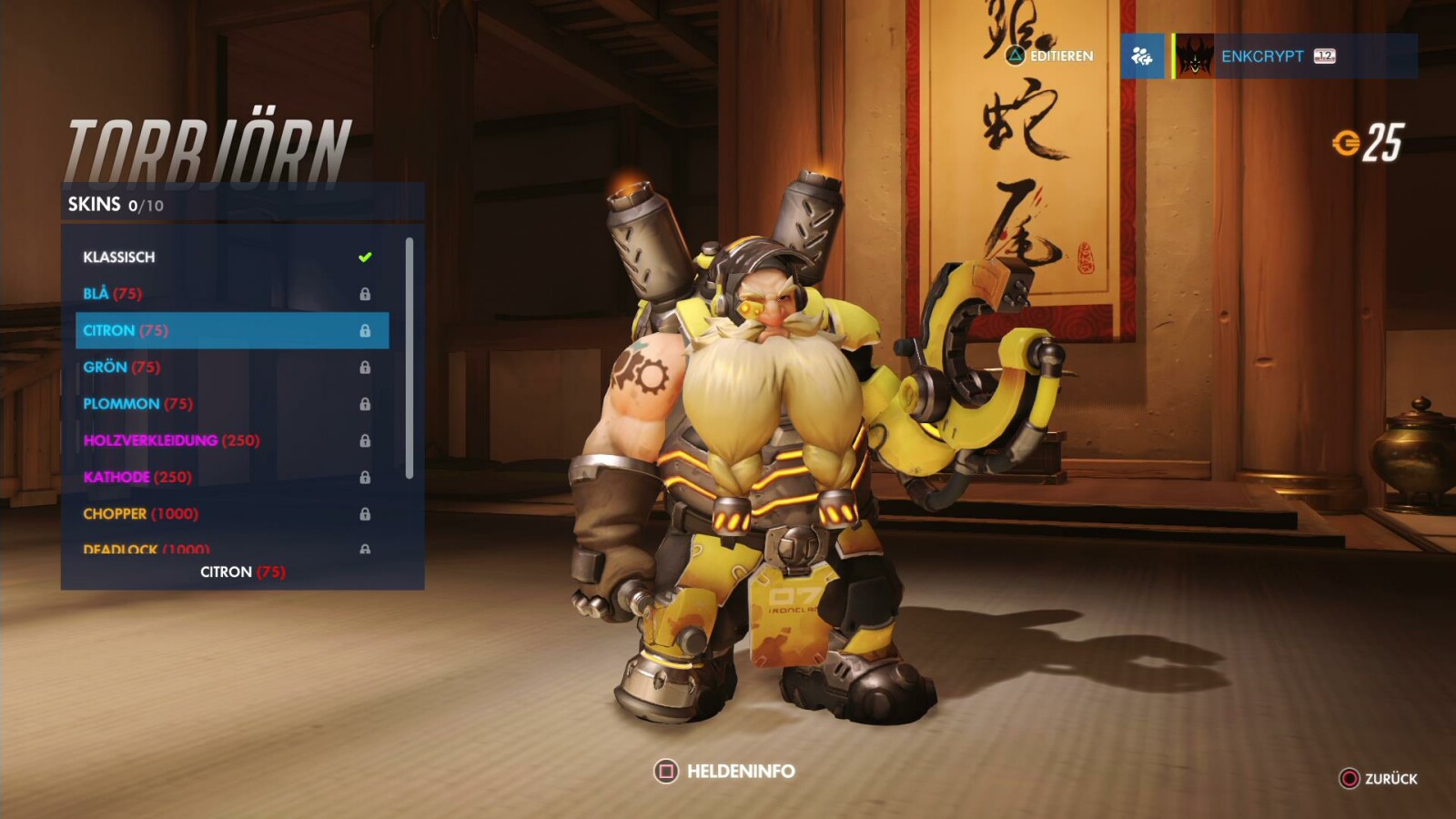 Torbjörn-Skin: Citron