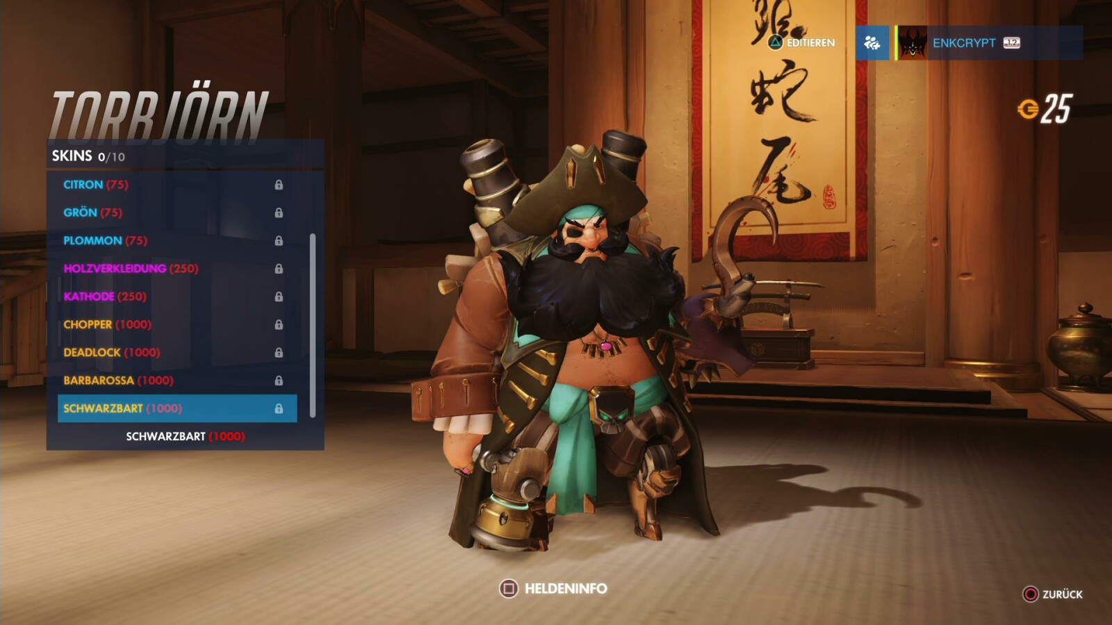 Torbjörn-Skin: Schwarzbart
