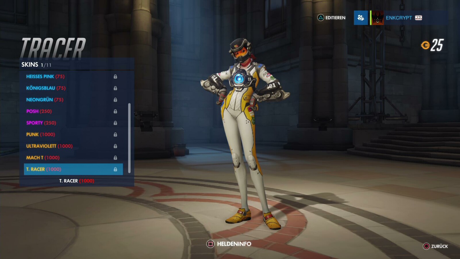 Tracer-Skin: T. Racer