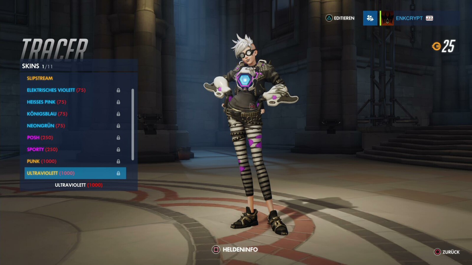 Tracer-Skin: Ultraviolett