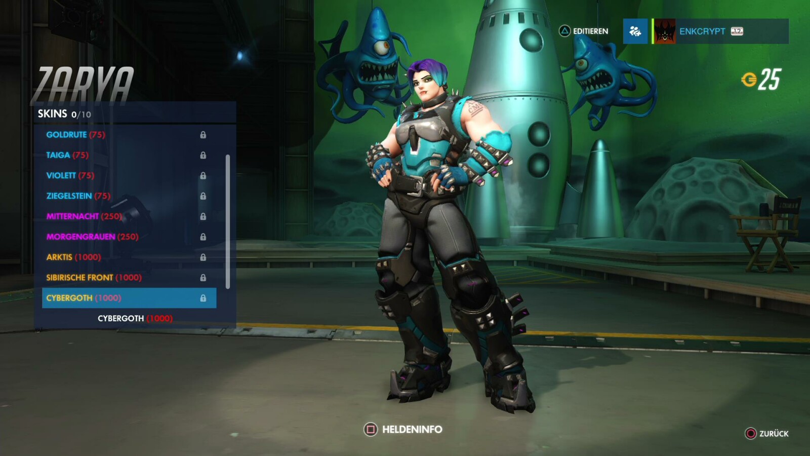 Zarya-Skin: Cybergoth