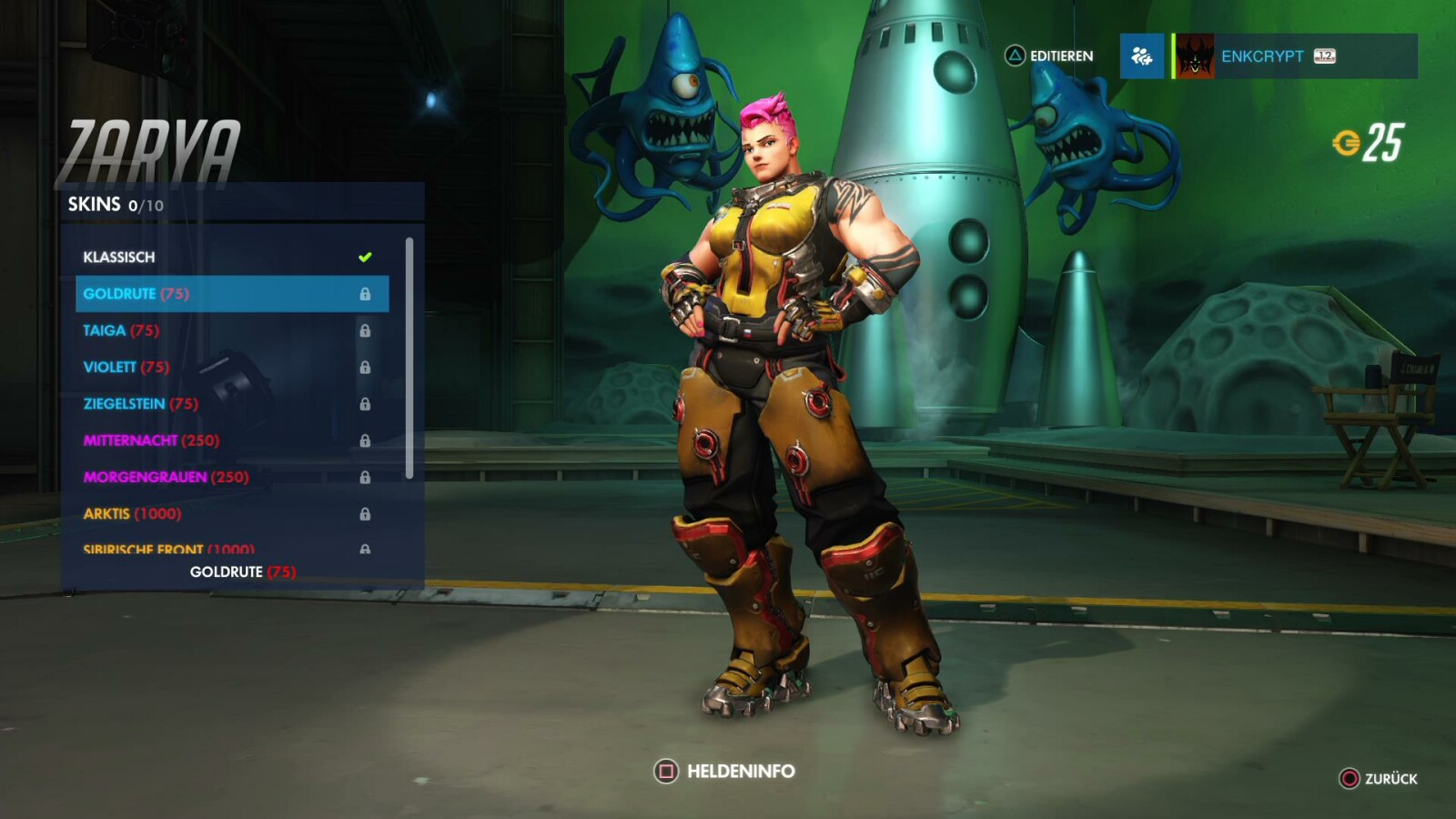 Zarya-Skin: Goldrute