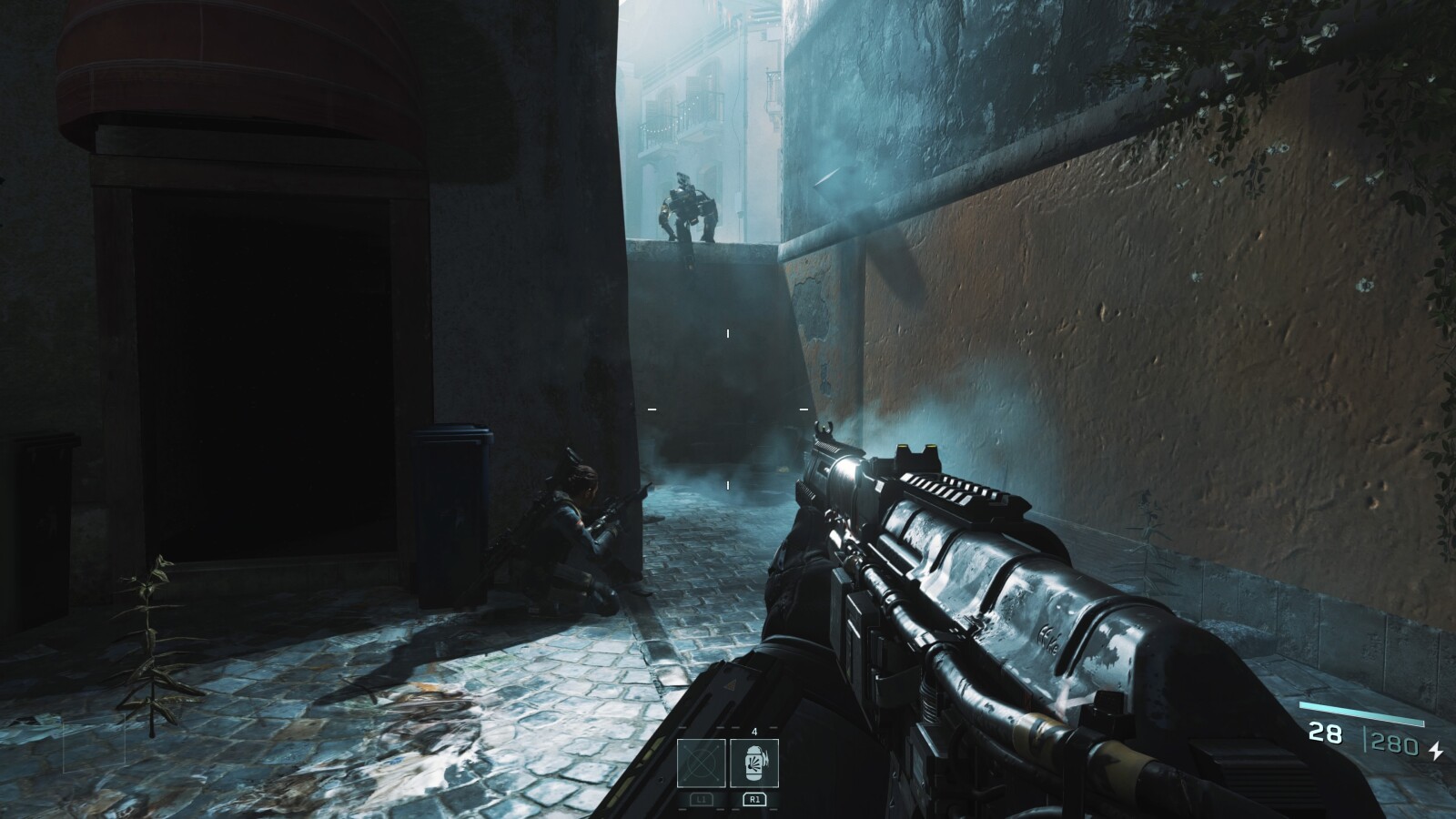 Spielt ihr die Kampagne, geht es auch mal durch dunkle Gassen.