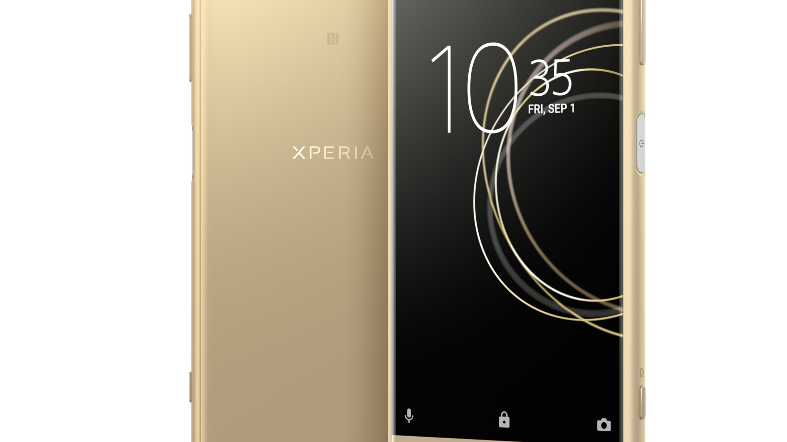 Die verschiedenen Farben des Xperia XA1 Plus sind schwarz, blau, gold und pink.