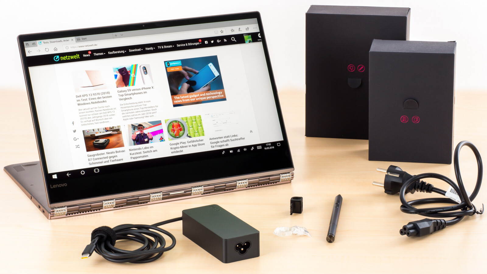 ... hinterlässt das Yoga 920 einen guten Eindruck.