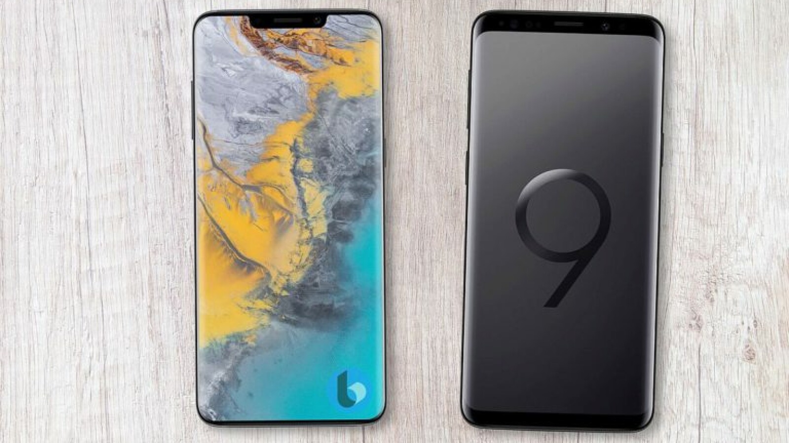 Hier das S10 mit Notch im Vergleich zum Vorgänger Galaxy S9.