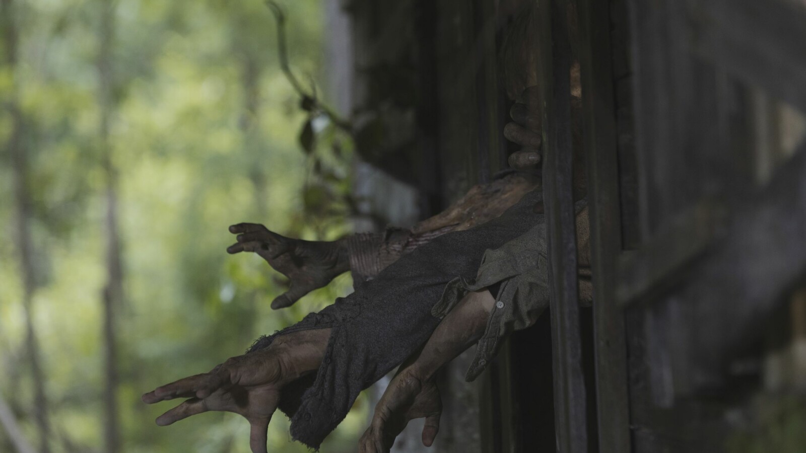 The Walking Dead - Staffel 9: In der Hütte erwarten Rick jedoch weitere Untote.