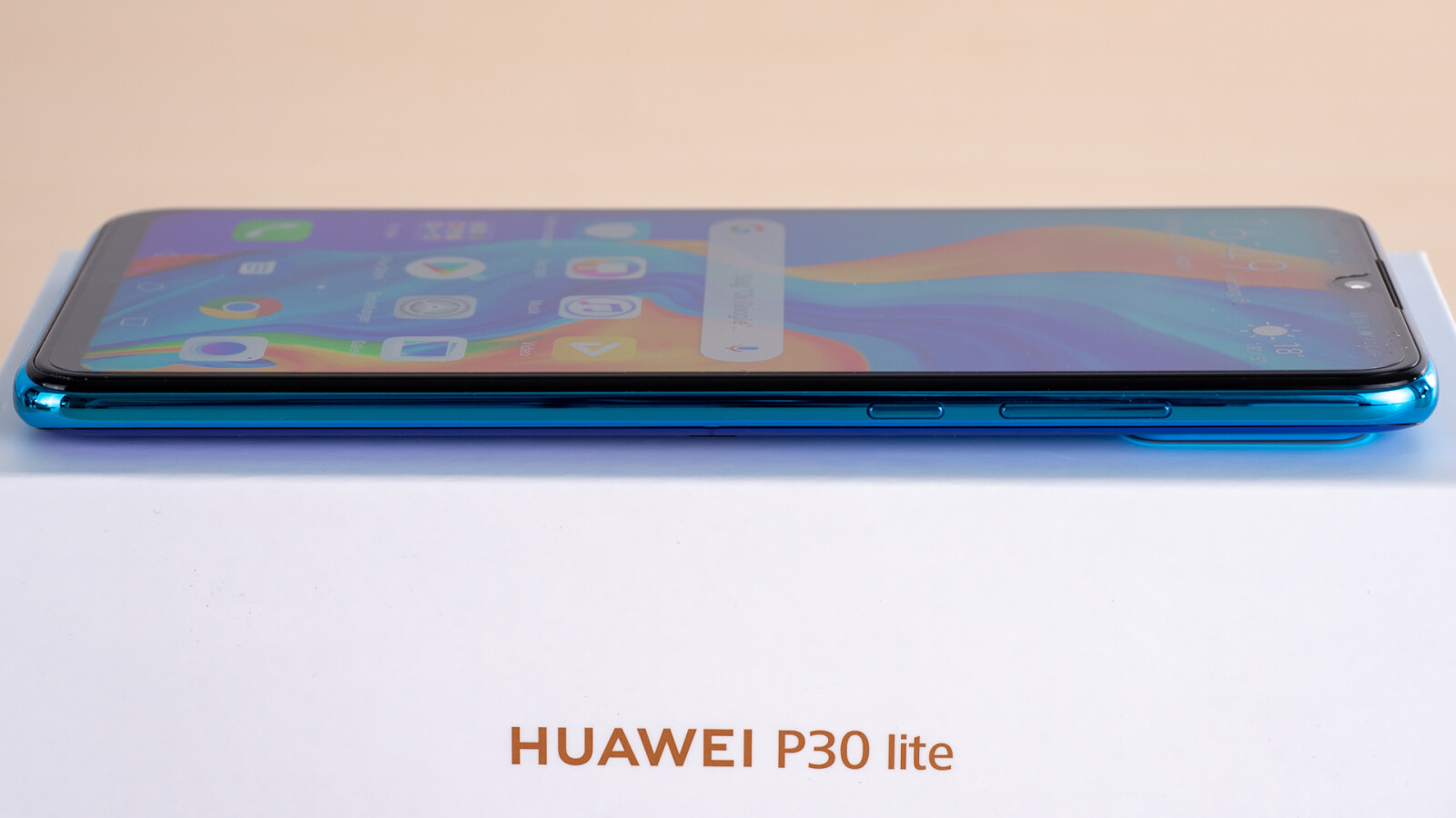 Die Blickwinkelstabilität des P30 lite ist zufriedenstellend.