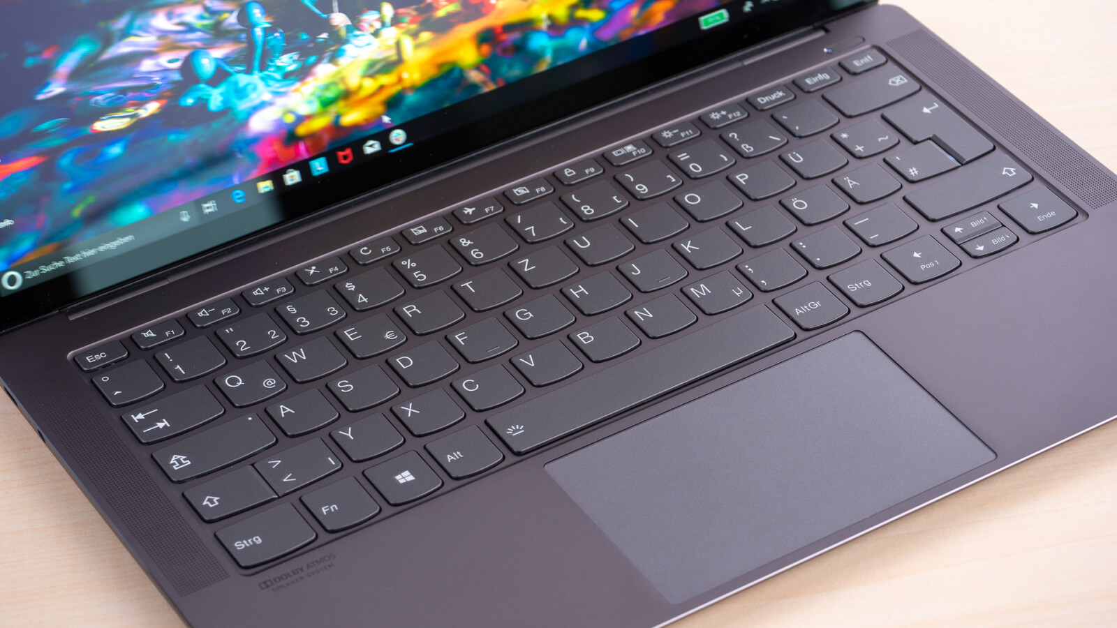 Die Eingabegeräte des Lenovo Yoga S940 überzeugen.