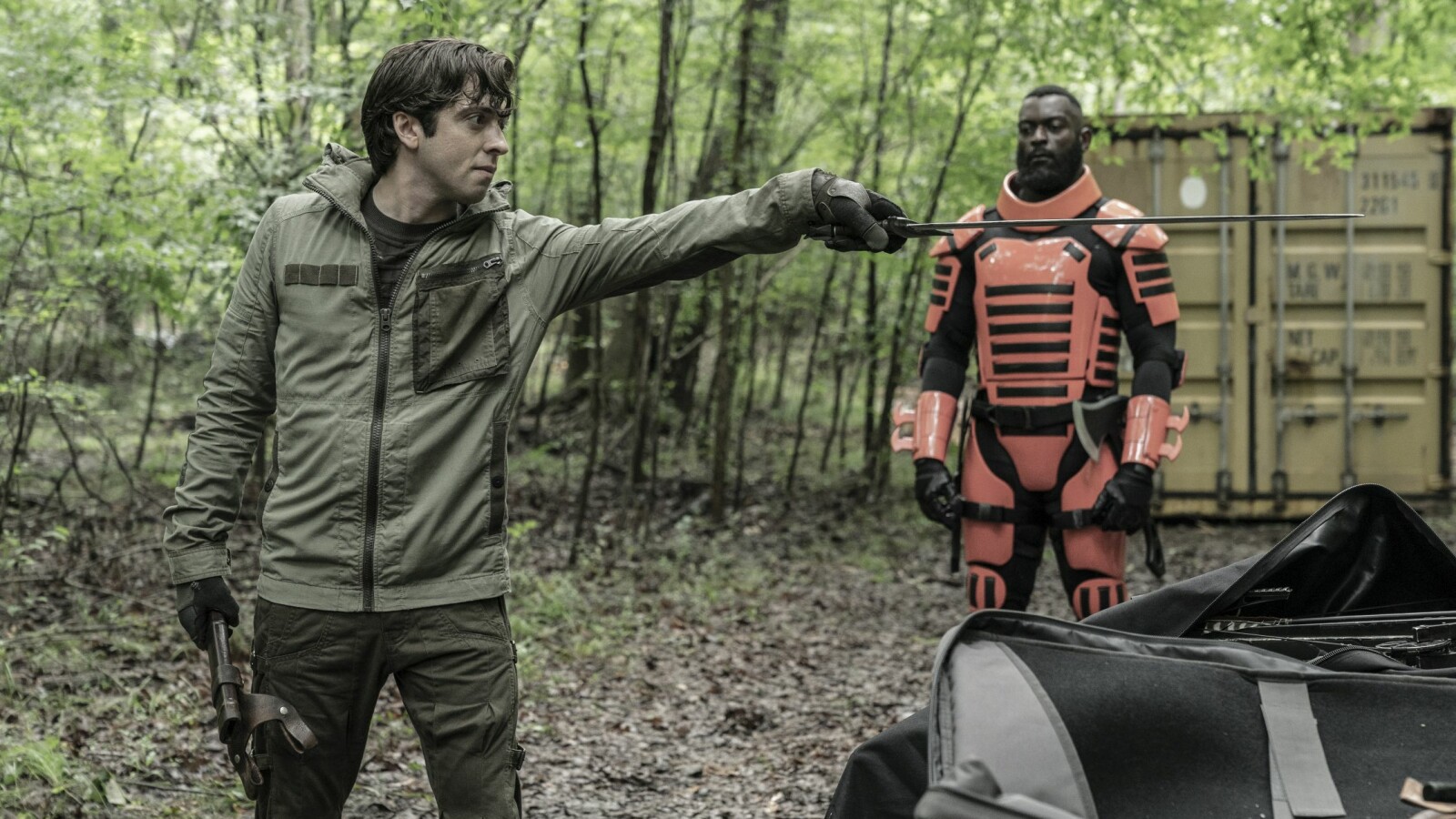 The Walking Dead Staffel 11: Mercer muss mit Sebastian trainieren.