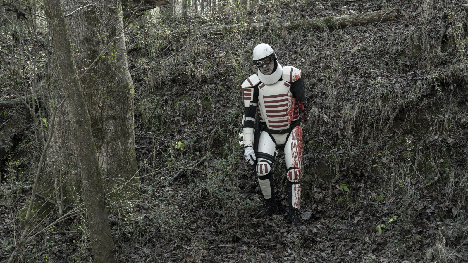 The Walking Dead - Staffel 11: ein verletzter Commonwealth-Soldat