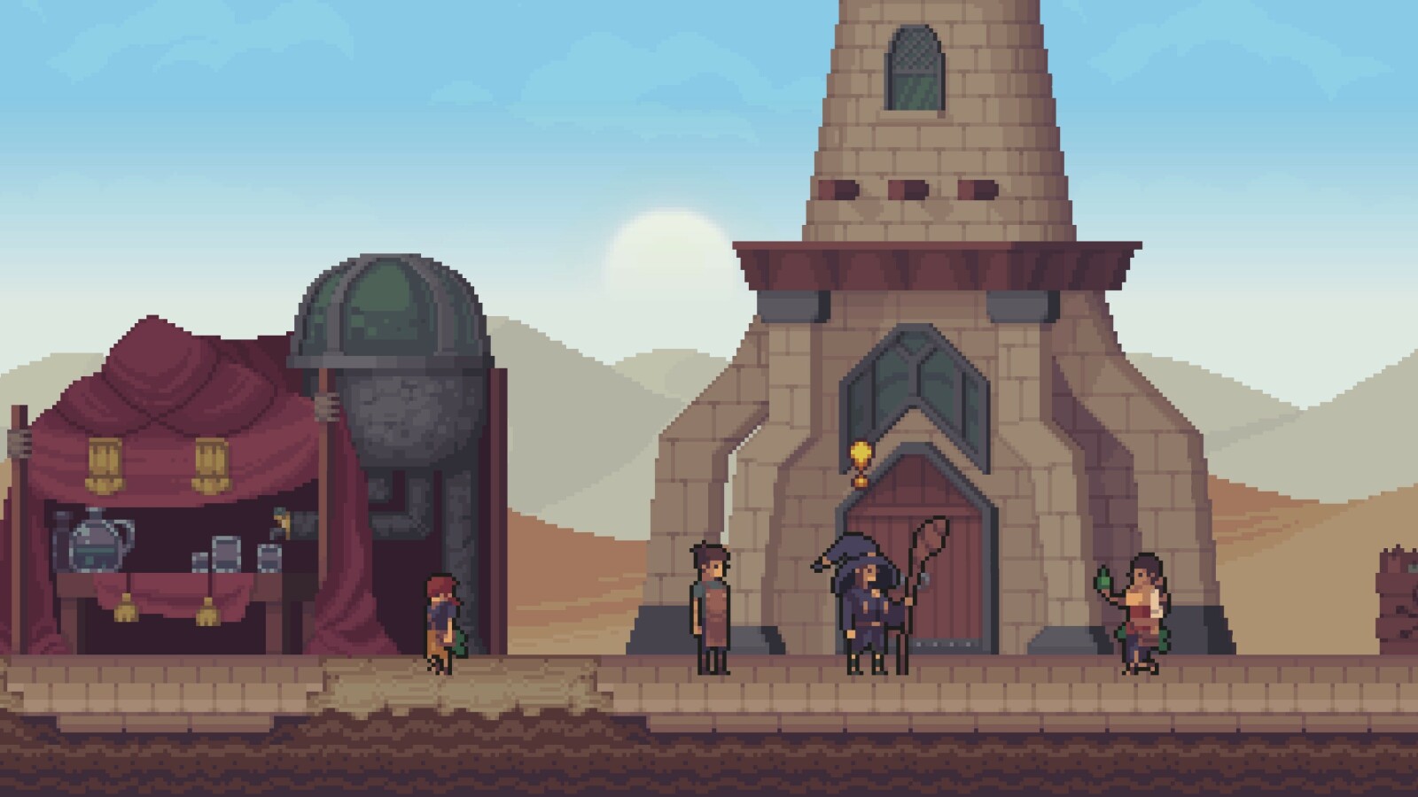 While the Iron's Hot ist ein Strategiespiel, bei dem ihr die Leitung einer Schmiede übernehmt und Waffen sowie Rüstungen herstellt.