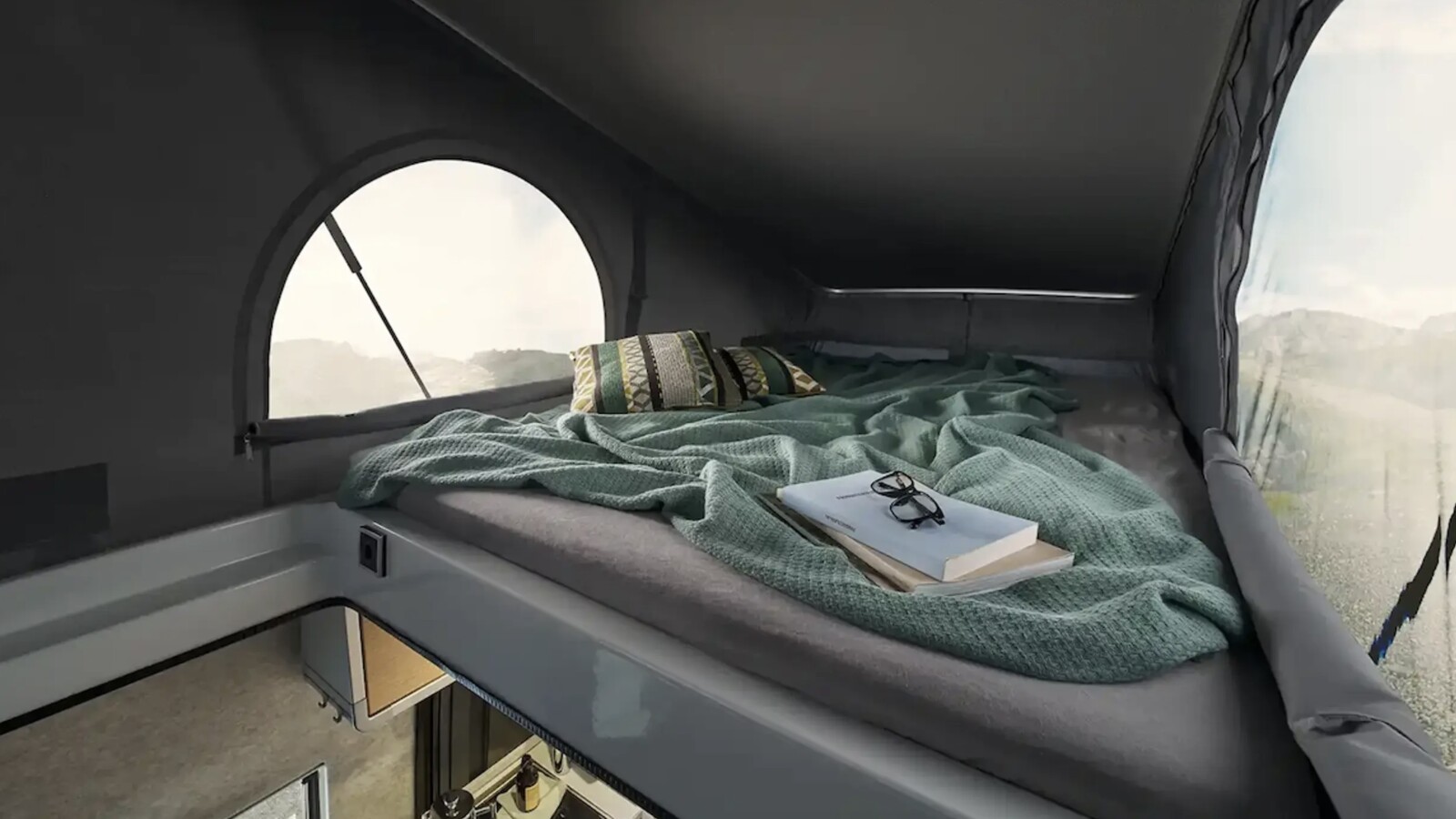 ... Hymer ein Aufstelldach und der Campern bietet dann ....