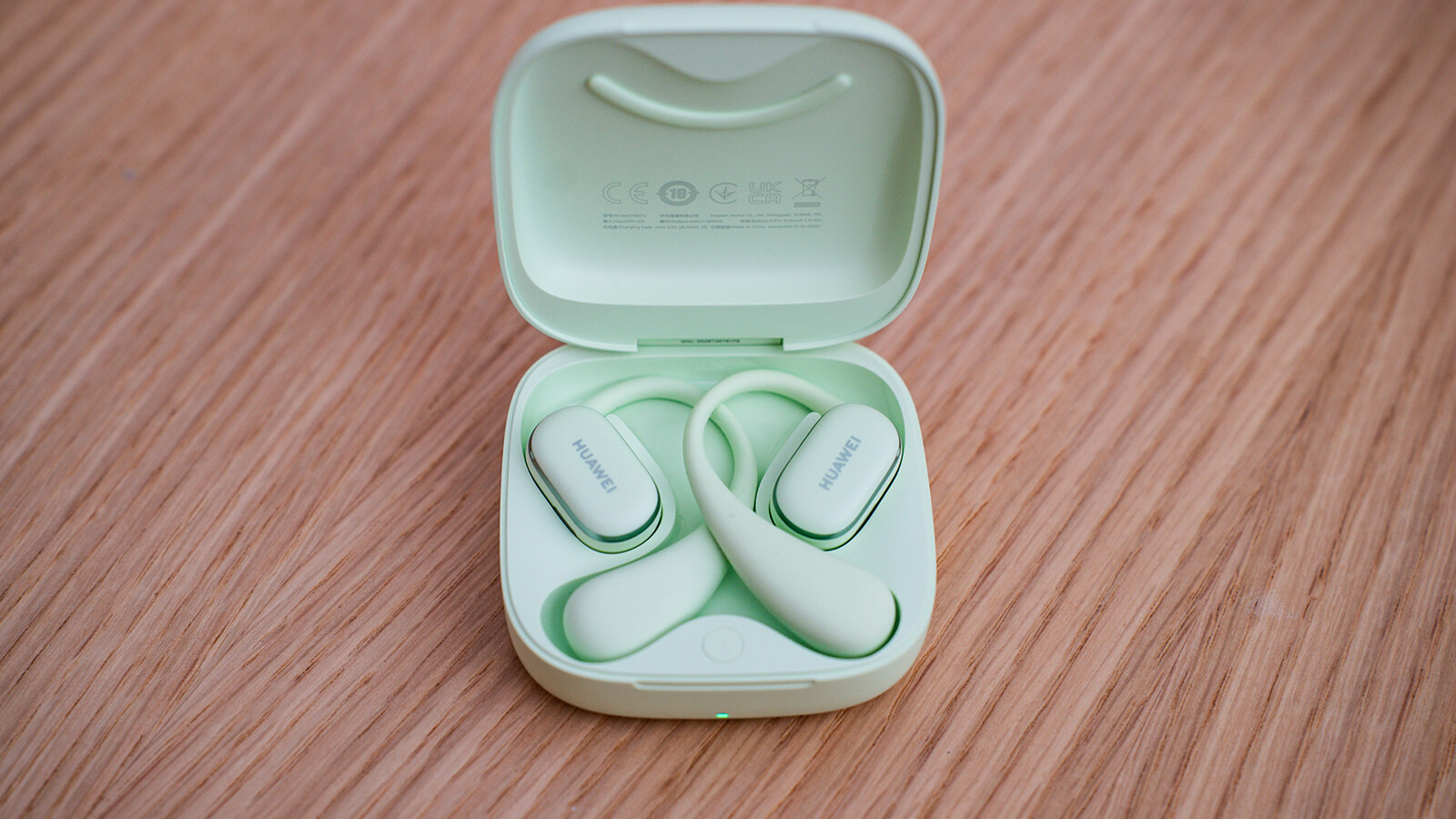 Die Kopfhörer lassen sich unkompliziert im Ladecase verstauen.