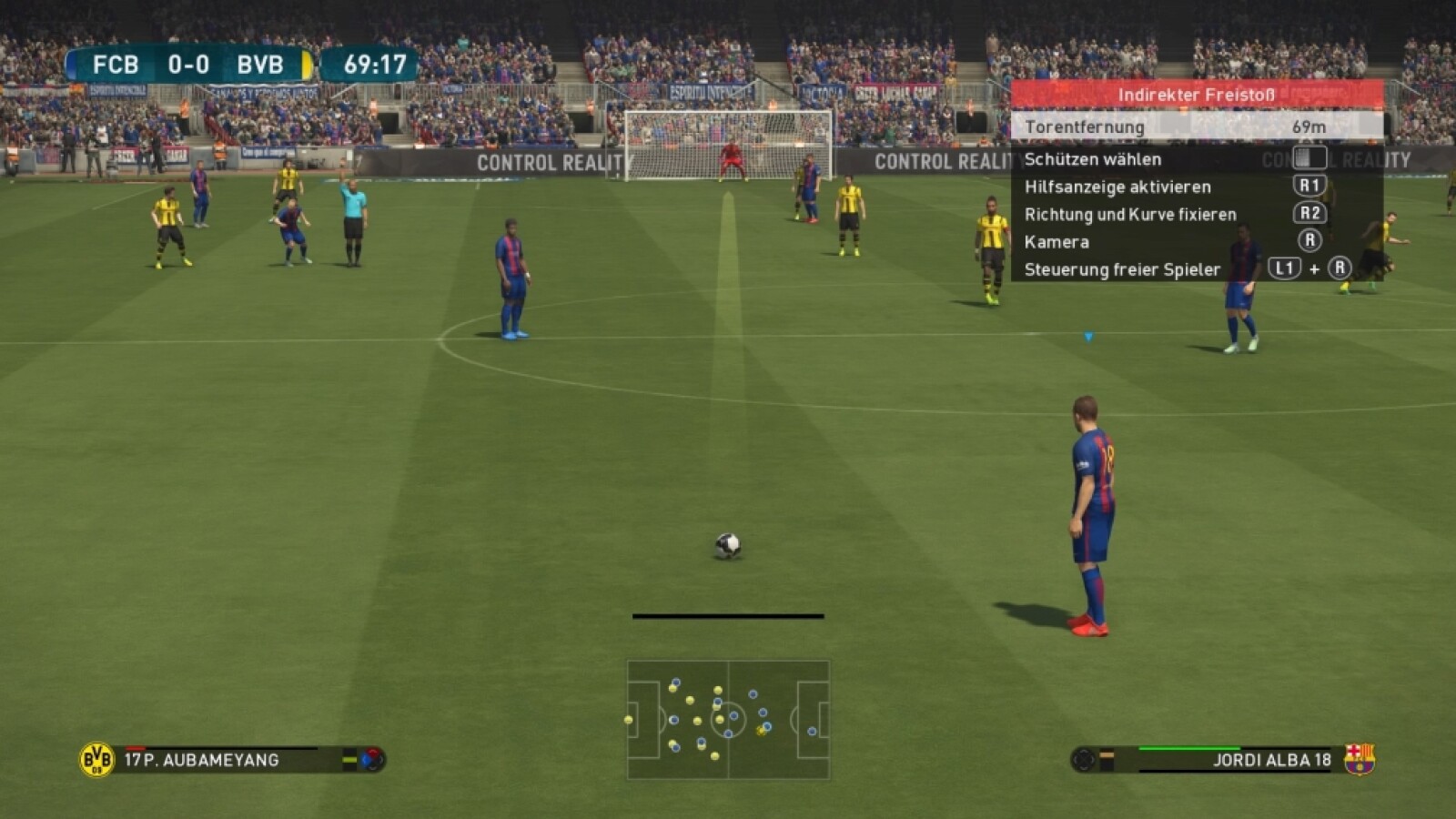 Bei Freistößen macht uns die sperrige Steuerung immer noch stutzig.