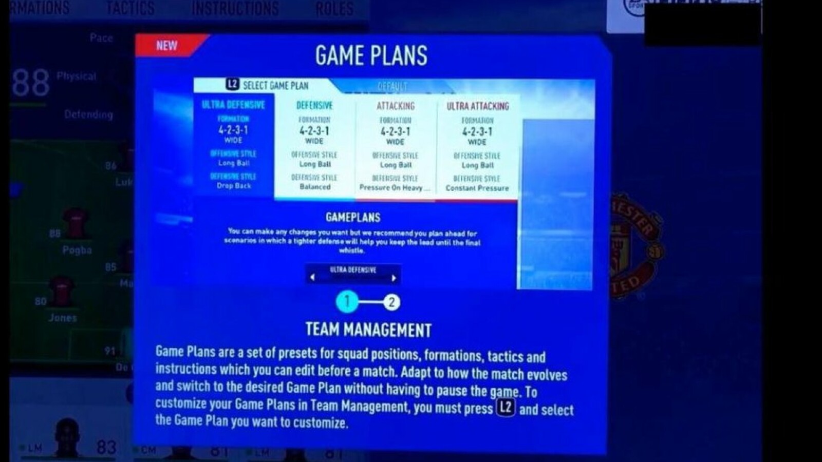 Taktiken lassen sich vorab festlegen.