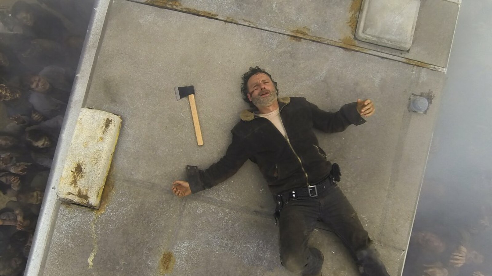 Das und die vorherigen Ereignisse sind einfach zu viel für den Anführer von Alexandria.