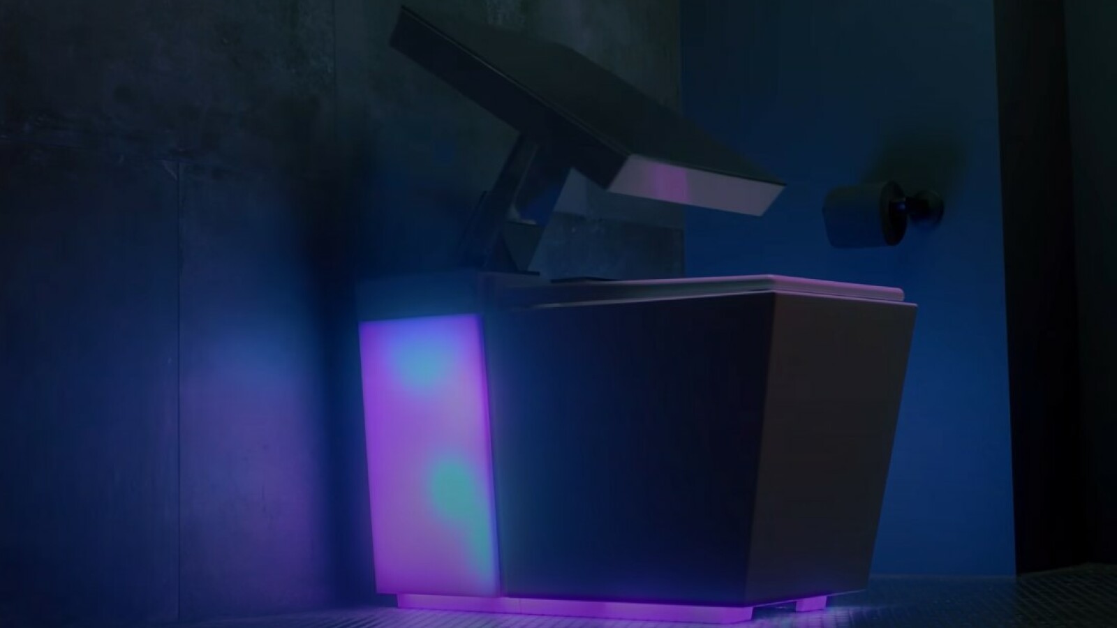 Die Numi 2.0 öffnet auf euren Befehl hin den Toilettendeckel