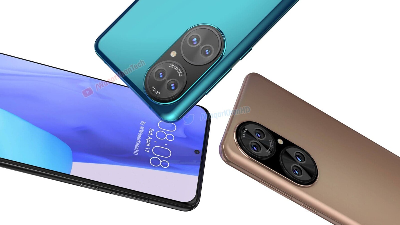 Huawei P50-Konzept mit interessanter Kamera-Anordnung.