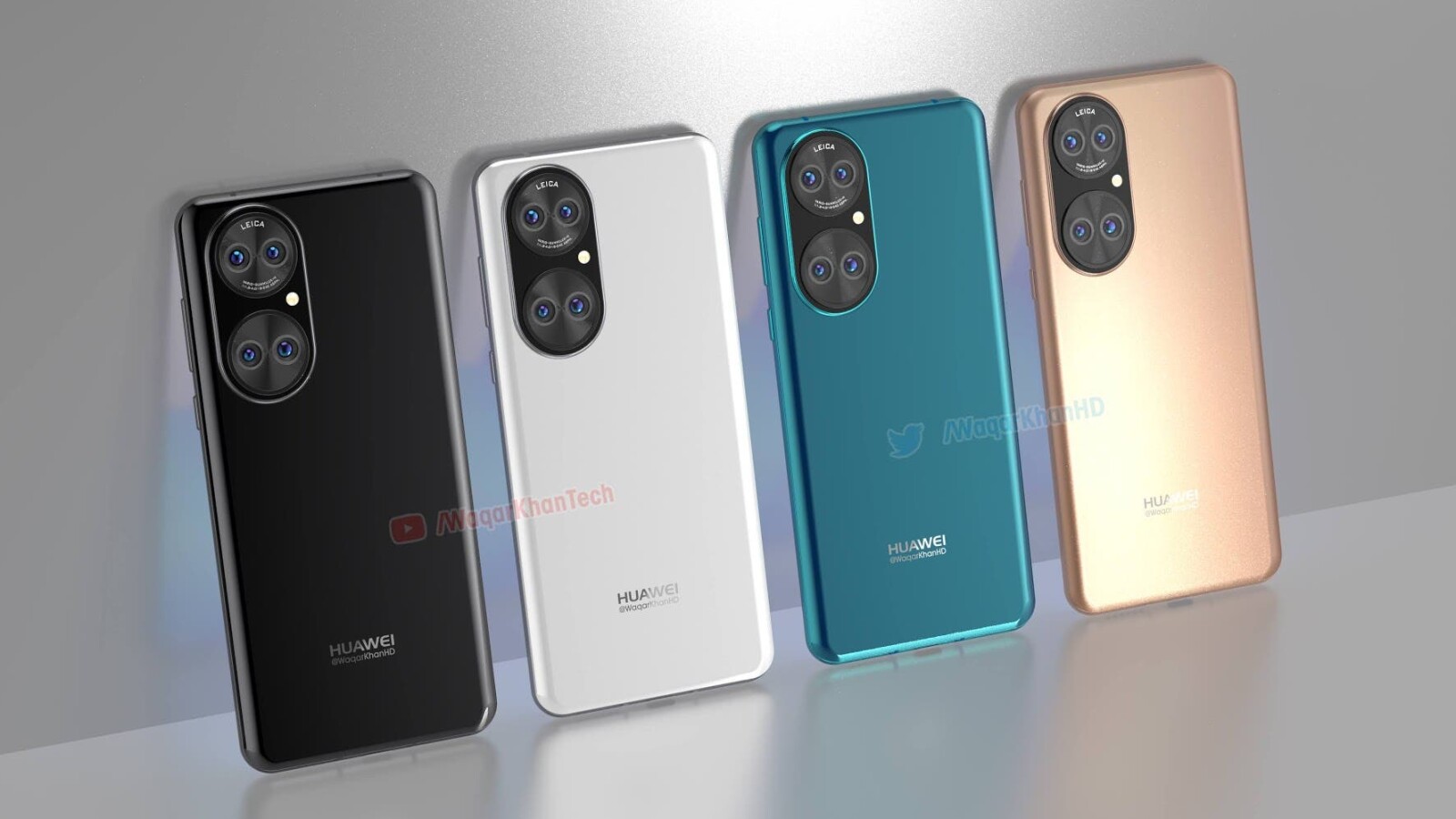 Huawei P50-Konzept mit interessanter Kamera-Anordnung.