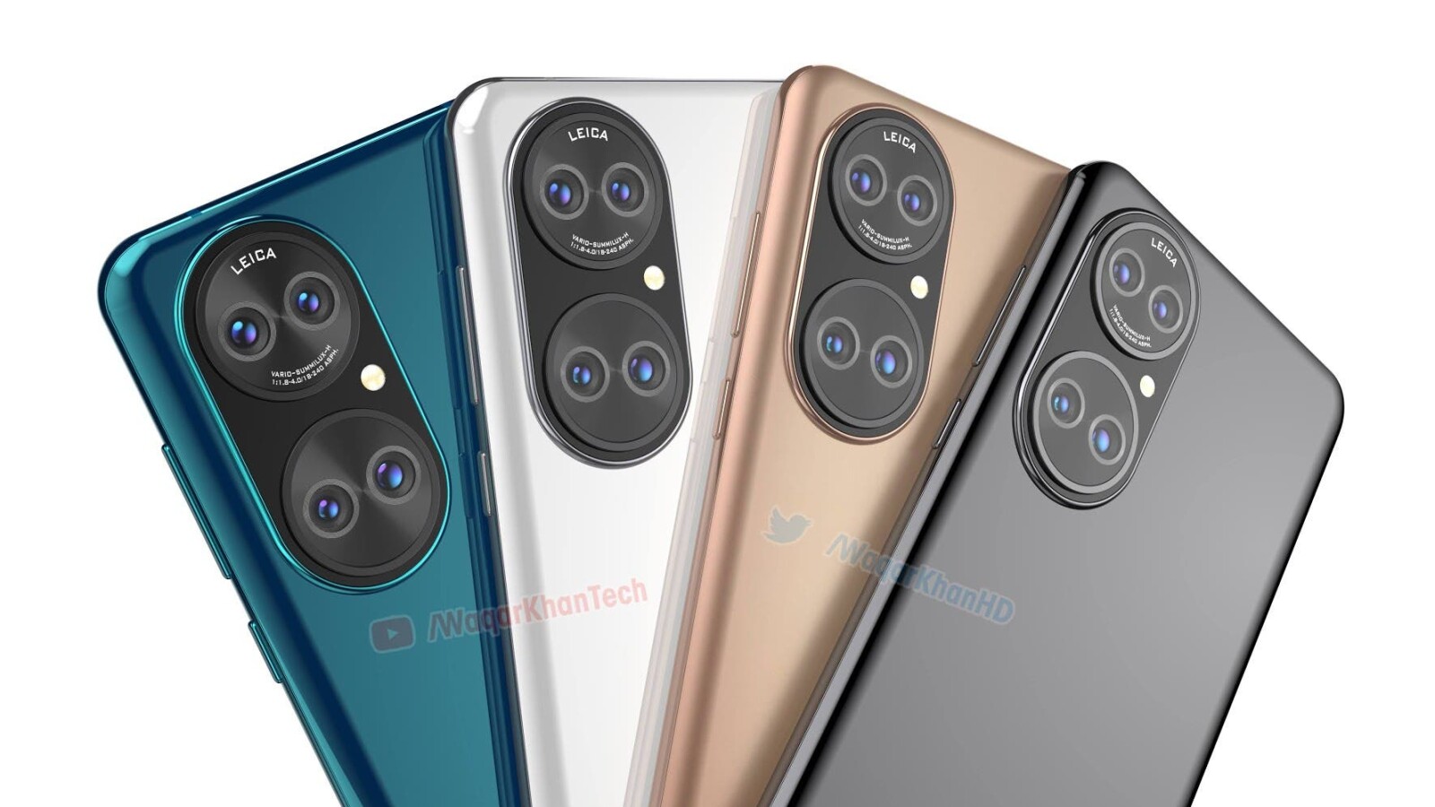Huawei P50-Konzept mit interessanter Kamera-Anordnung.