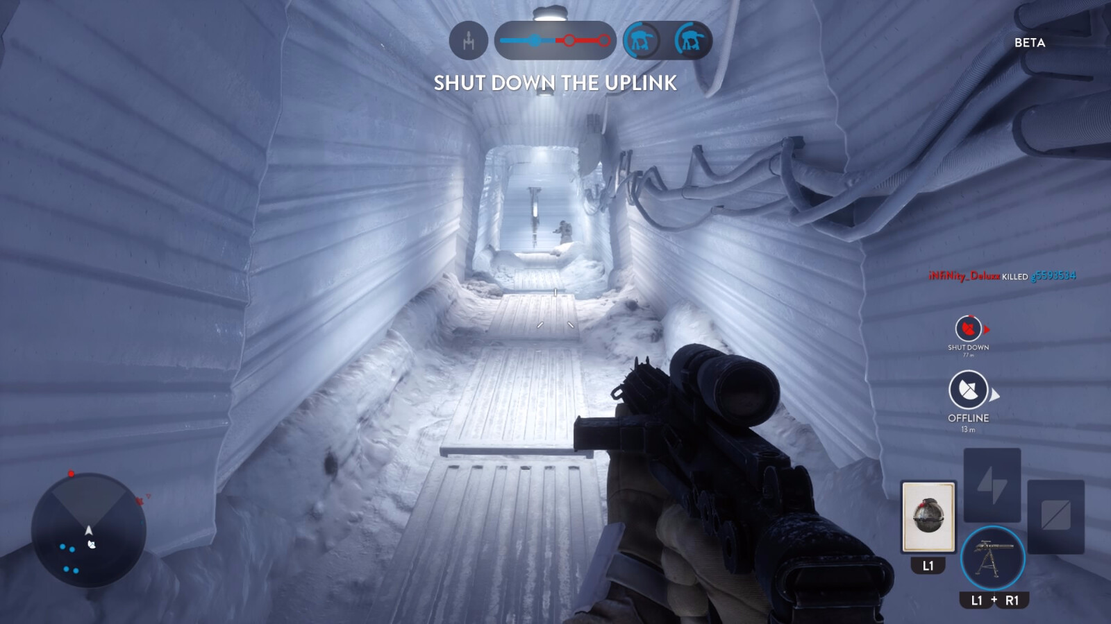 Die Eisgänge aus Star Wars V können so lange erforscht werden, bis einen der Bildschirmtod einholt.