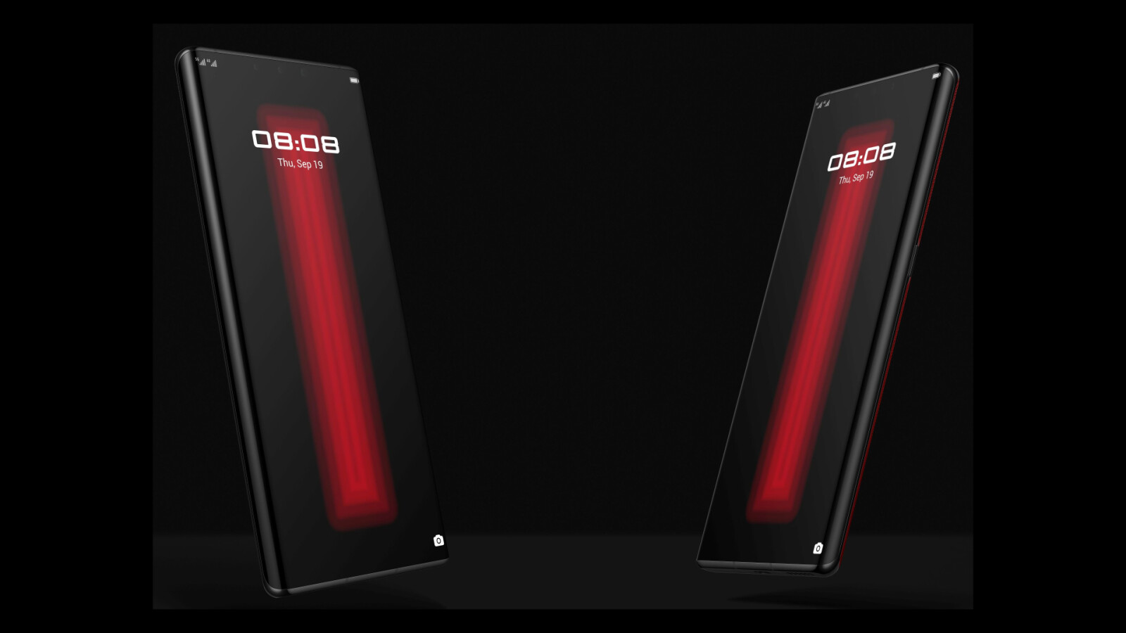 So sieht das Huawei Mate 30 RS von vorne aus.