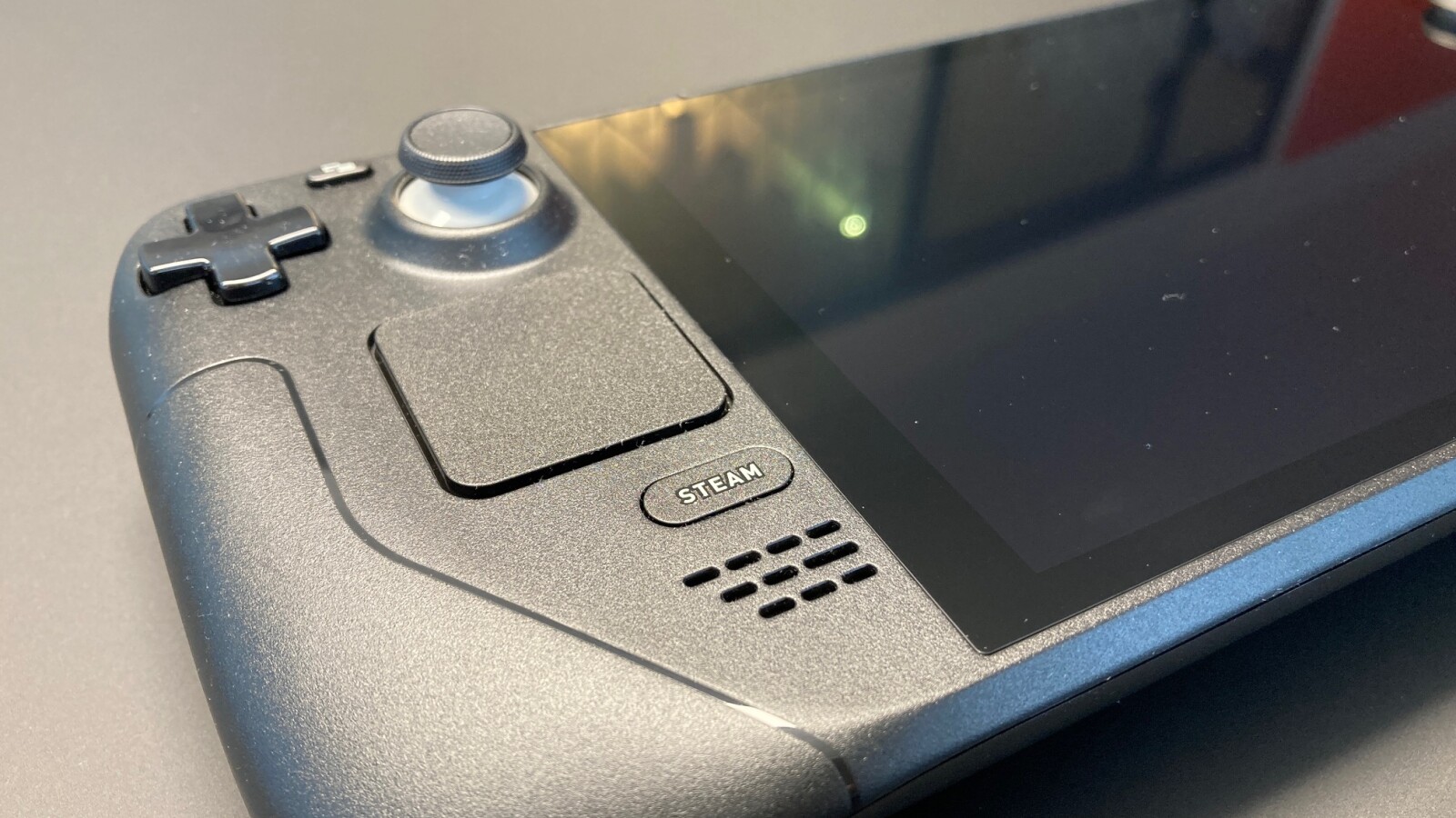 Das Steuerkreuz ist sehr weit links oben.