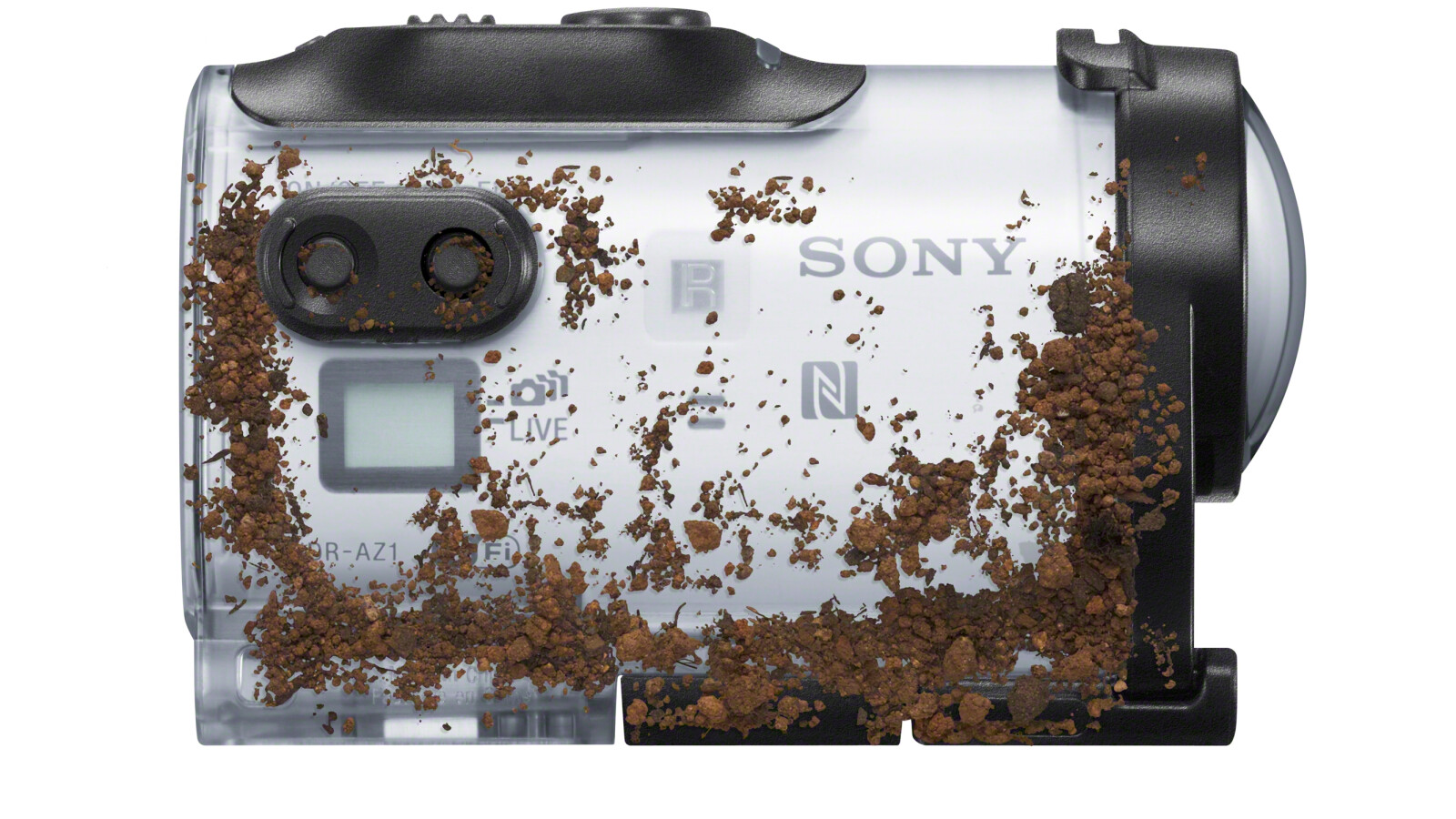 Die HDR-AZ1 ist mit WLAN, NFC und GPS ausgestattet.