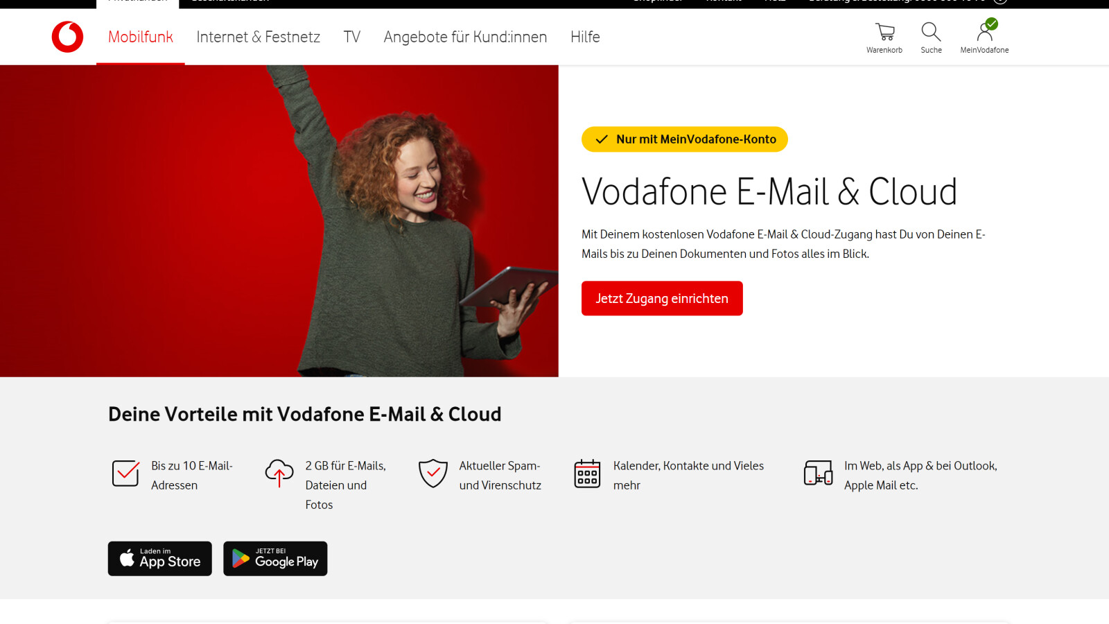 Vodafone E-Mail 4