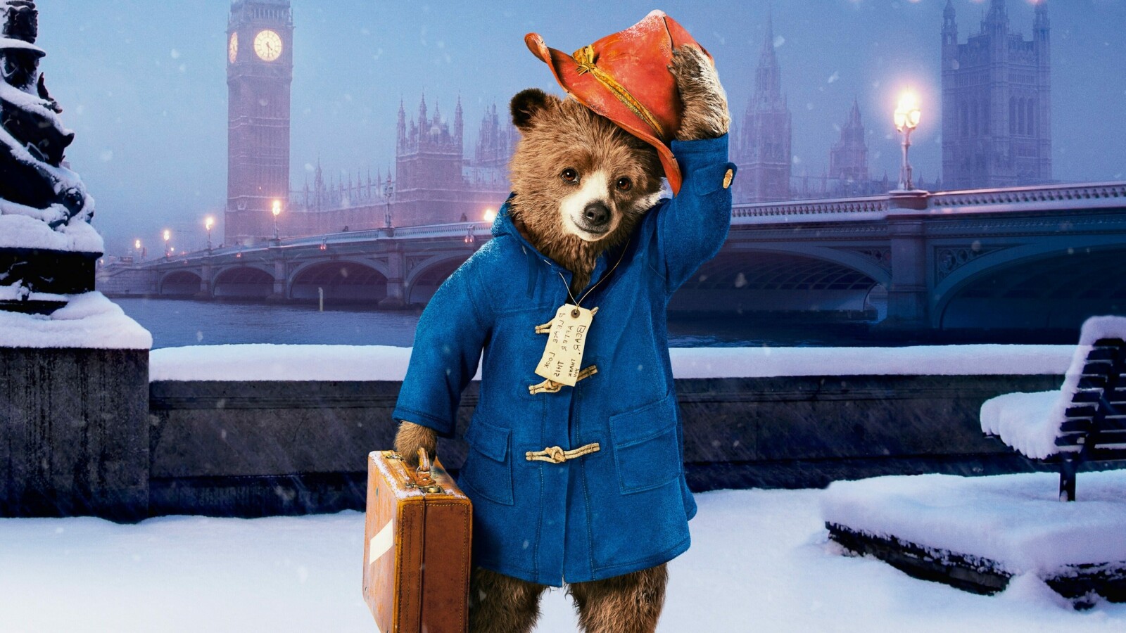 Die Filmkomödie "Paddington" handelt von dem sprechenden Bären Paddington, der mit seiner Tante und seinem Onkel in Peru aufwächst und Orangenmarmelade liebt. Nach einer Naturkatastrophe zieht er alleine nach London und kommt bei einer liebevollen Familie unter.