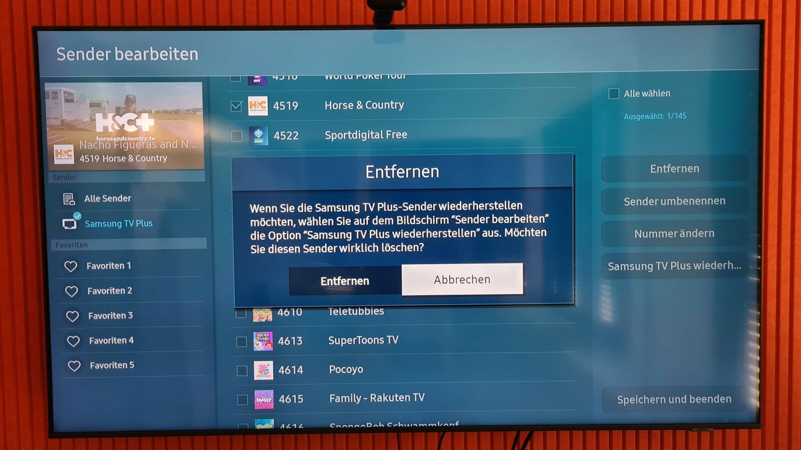 Samsung TV Plus Einzelne Sender löschen so sorgt ihr für Ordnung im