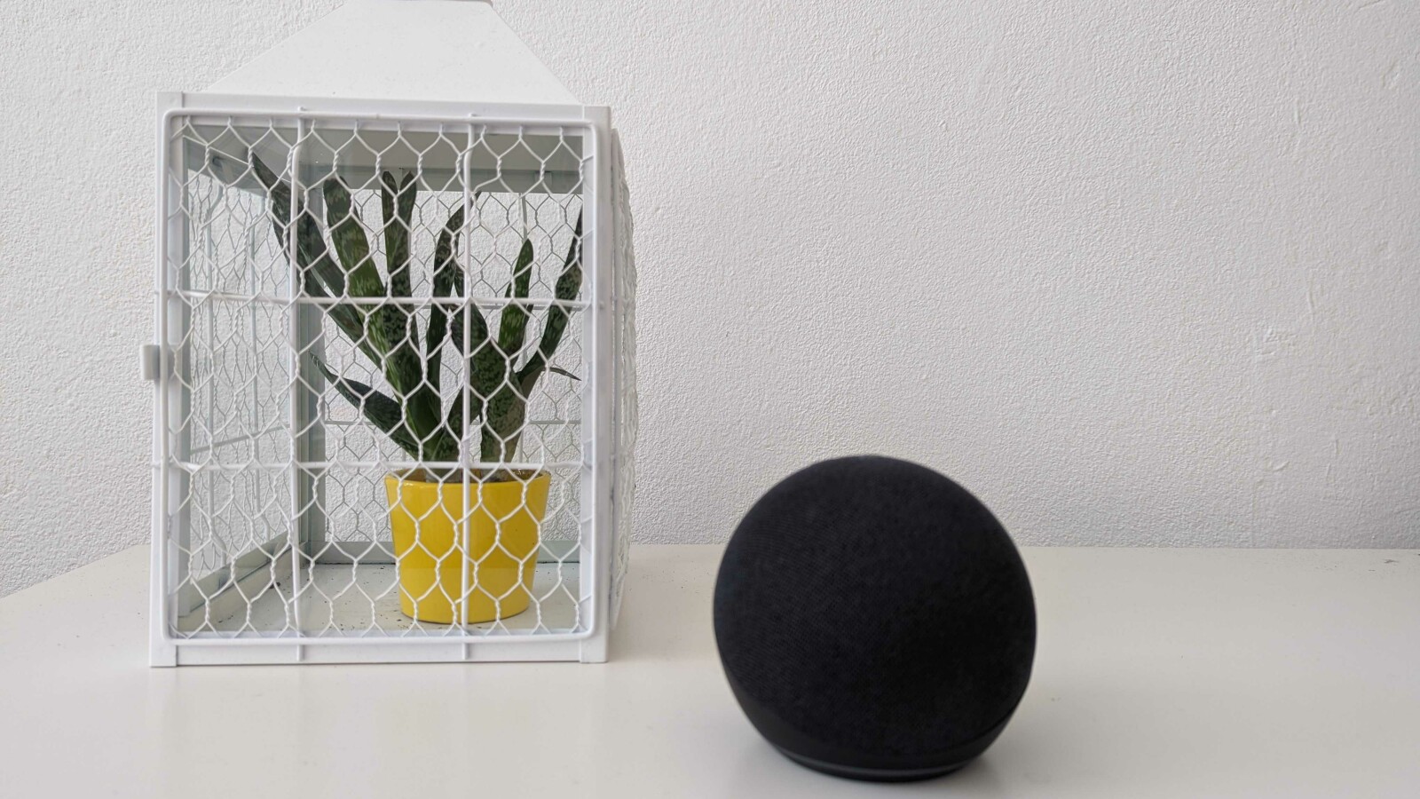 Mit dem neuen Look wird der Echo Dot 4 zum Hingucker und sieht auch neben anderen Dekorobjekten gut aus.