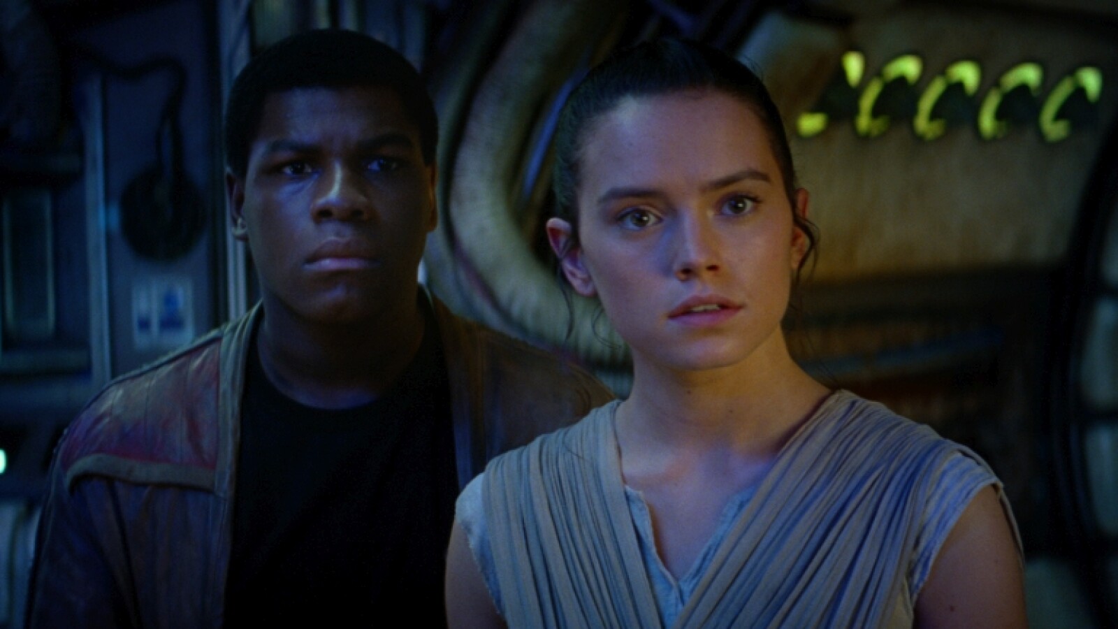 Das neue Starduo in Star Wars: Finn und Rey.