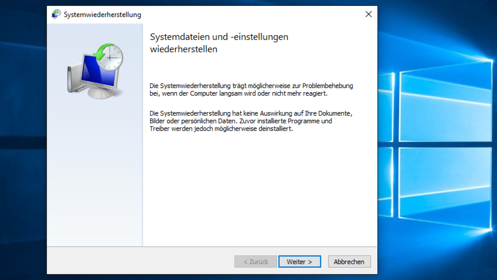 Windows 10 und Windows 11: So nutzt ihr die Systemwiederherstellung
