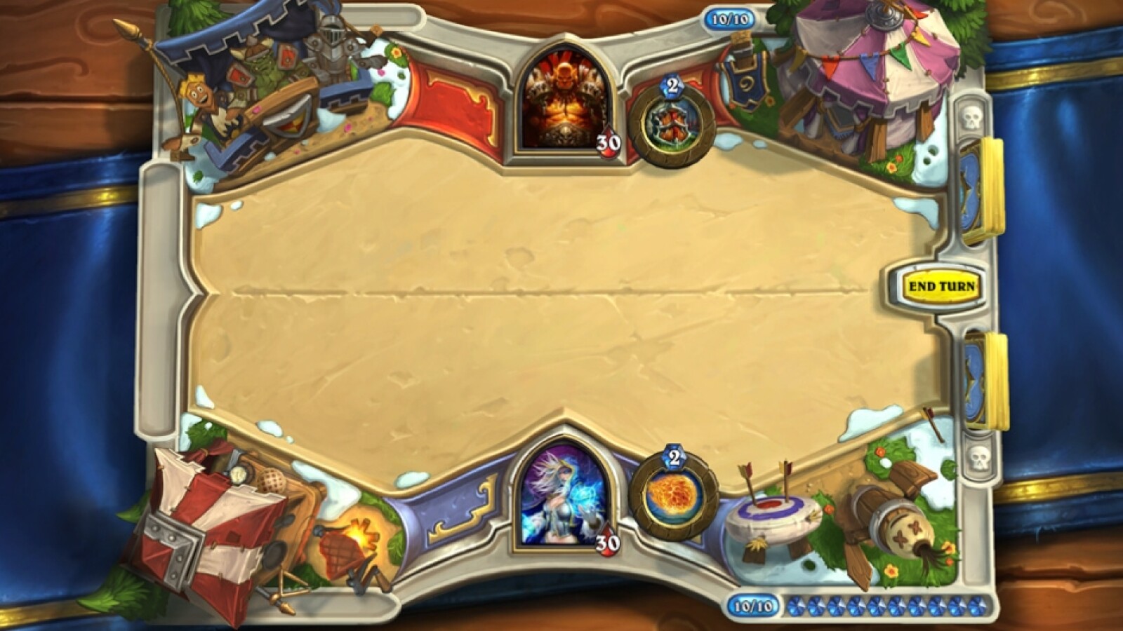 Es gibt auch ein neues Spielbrett.