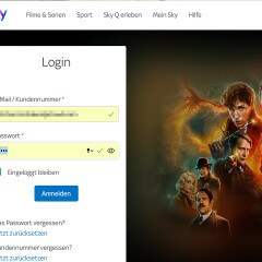 Sky schafft Login mit PIN ab: Deshalb braucht ihr jetzt ein neues Passwort