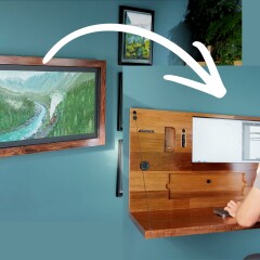 Unsichtbarer PC: Dieser Rechner versteckt sich in einem Gemälde an der Wand