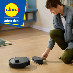 Über 120 Euro sparen: Lidl verschleudert ab Mittwoch (1.7.) starken 2-in-1-Saugroboter mit Laser-Navigation