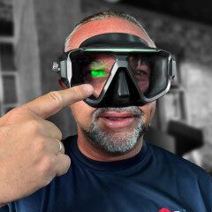 Tauchmaske mit Head-up-Display: Diese AREX-Brille zeigt Tiefe und Sauerstoff direkt vor dem Auge
