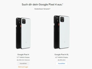 Pixel 4 is no longer available in the Google Store in Germany.