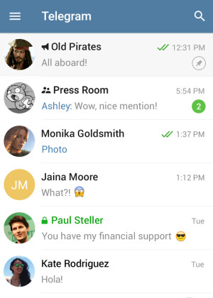 In Telegram lassen sich auch Gruppen erstellen.