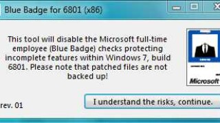 Windows 7: Versteckte Funktionen mit Blue Badge freischalten