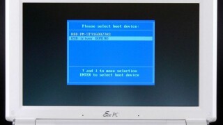 Installation von Ubuntu EEE auf dem Asus Eee PC 1000h