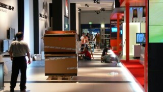 IFA 2008: Impressionen vom Aufbau
